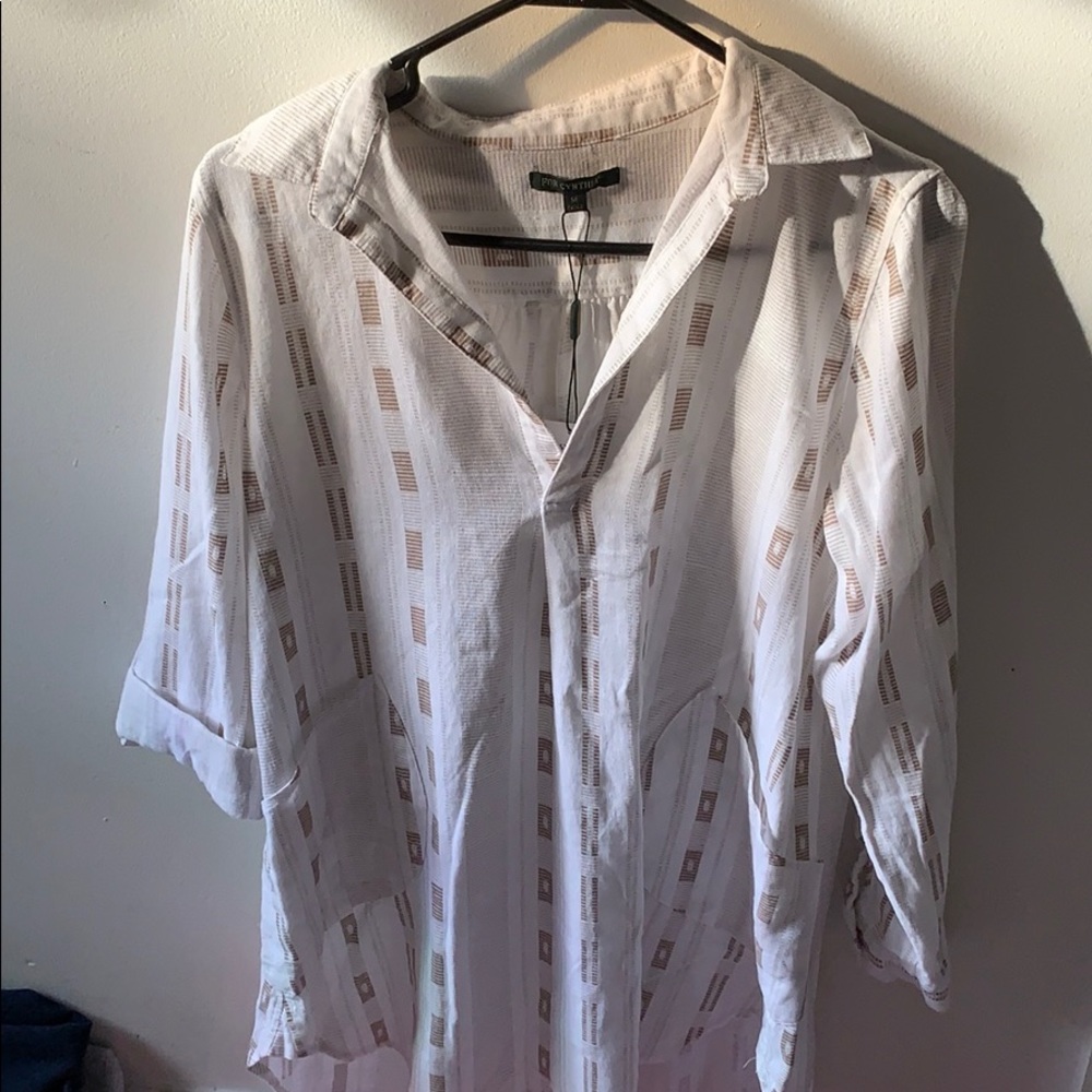 For Cynthia Linen Tee